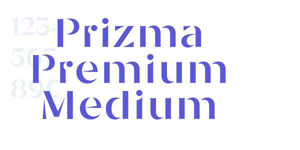 Prizma Premium Medium font free