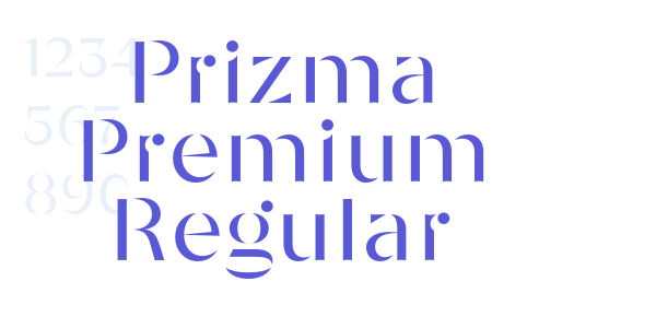 Prizma Premium Regular font free