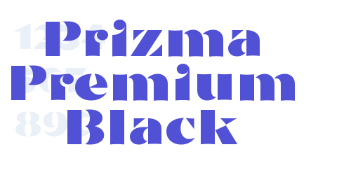 Prizma Premium Black-font-download