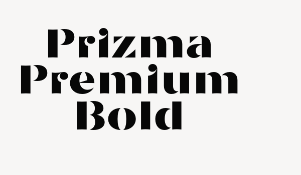 Prizma Premium Bold Font