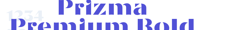 Prizma Premium Bold-font