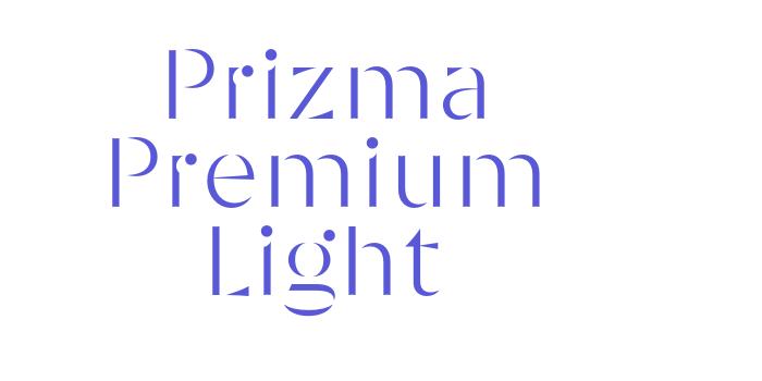 Prizma Premium Light Font Download