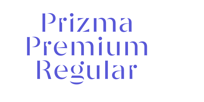 Prizma Premium Regular Font Download