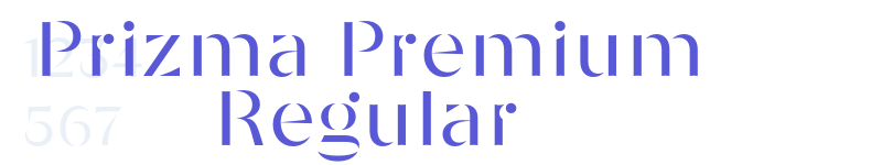 Prizma Premium Regular-related font