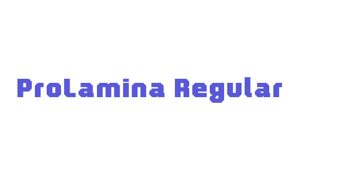 ProLamina Regular Font Download