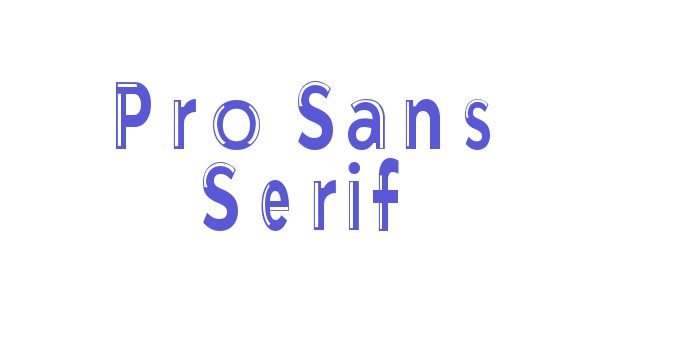 Pro Sans Serif Font Download