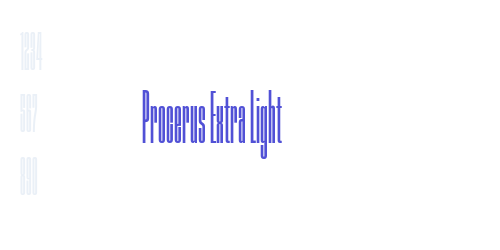 Procerus Extra Light-font-download