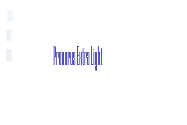 Procerus Extra Light