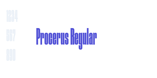Procerus Regular-font-download