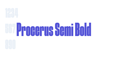 Procerus Semi Bold-font-download