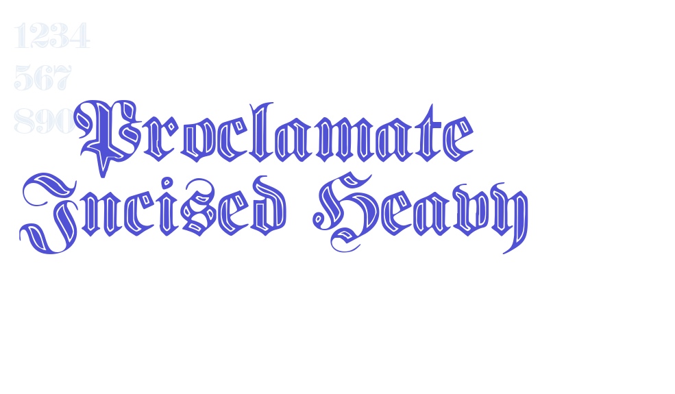 Proclamate Incised Heavy-font-download