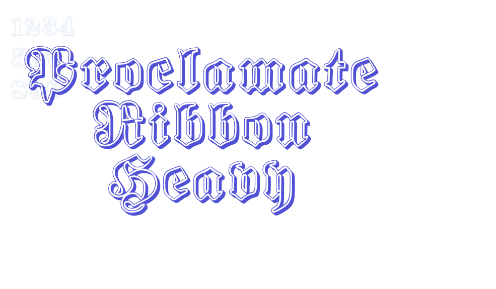 Proclamate Ribbon Heavy-font-download