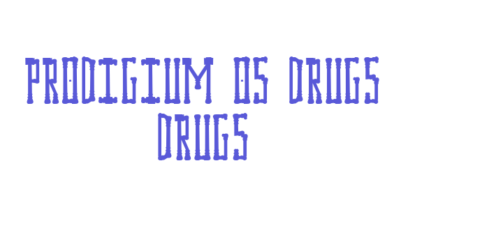 Prodigium Os Drugs Drugs Font Download