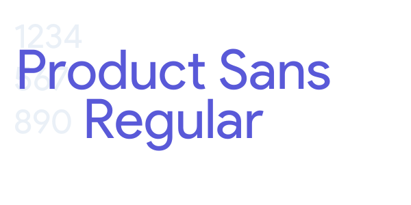 Product Sans Regular font free