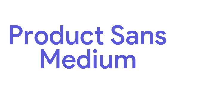 Product Sans Medium Font Download