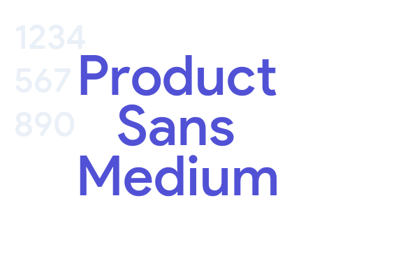 Product Sans Medium