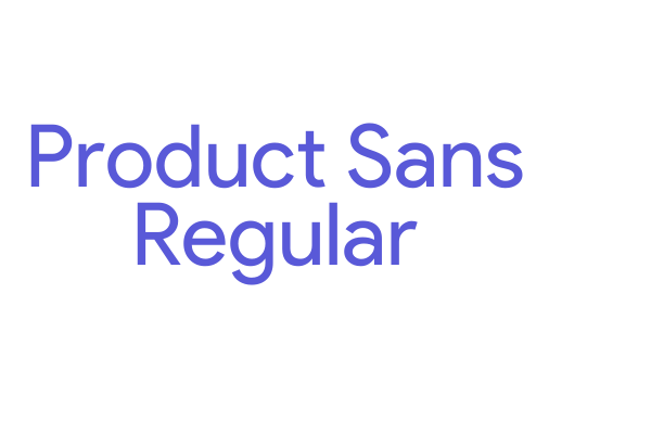 Product Sans Regular Font