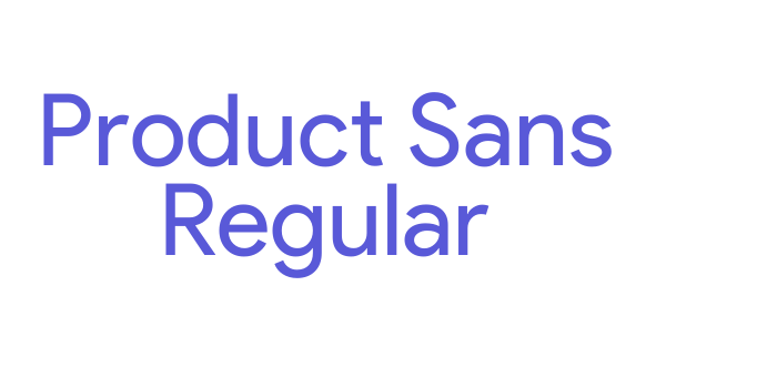 Product Sans Regular Font Download