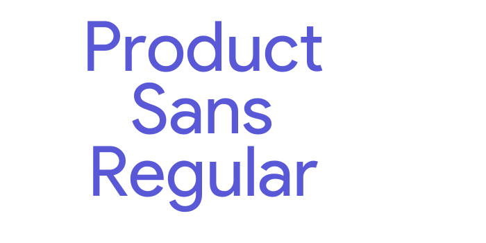 Product Sans Regular Font