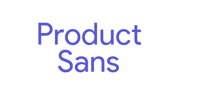 Product Sans Font