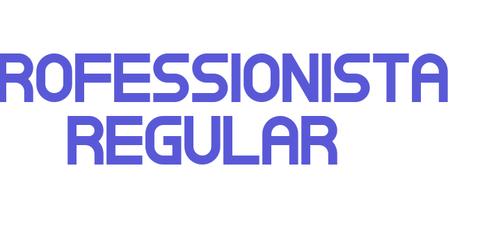 Professionista Regular Font