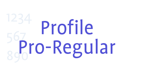 Profile Pro-Regular-font-download