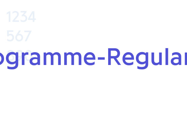 Programme-Regular