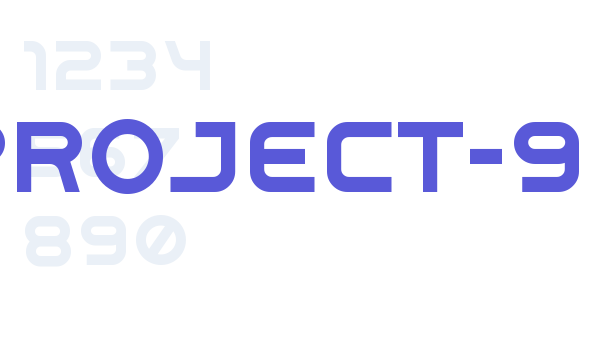 Project-9 font free