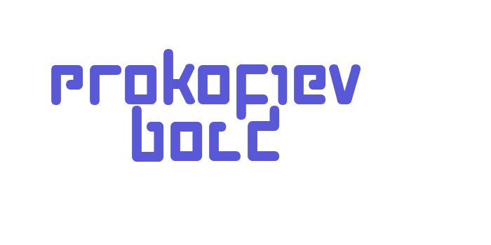 Prokofiev Bold Font Download