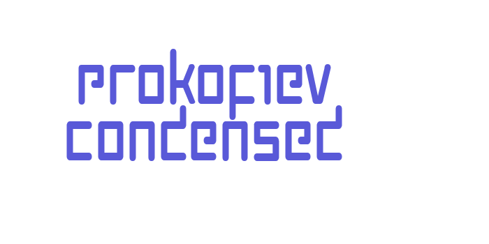 Prokofiev Condensed Font Download