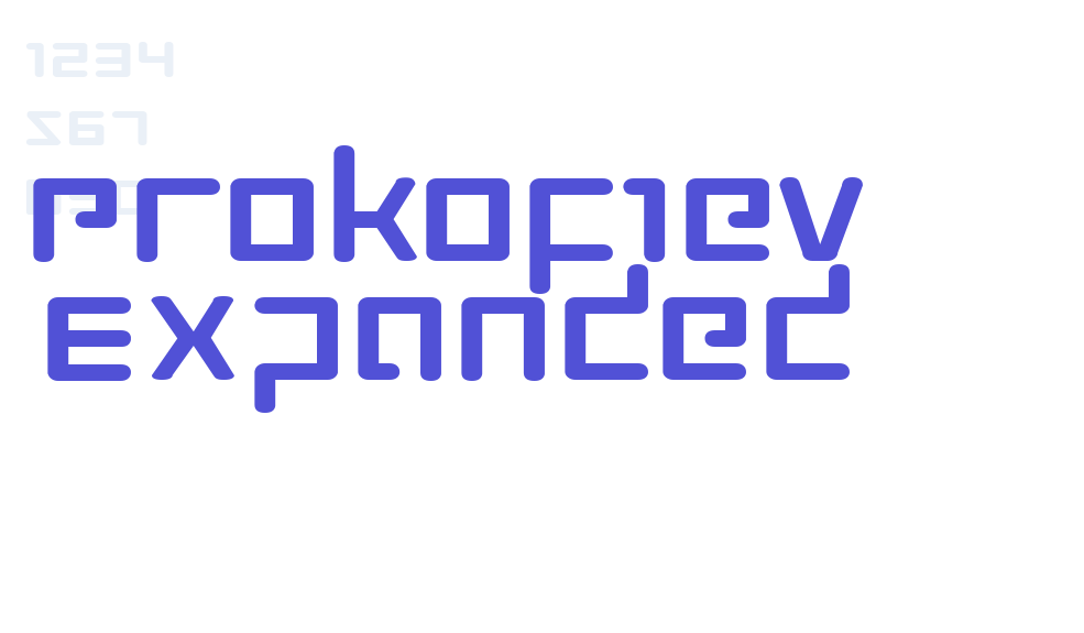 Prokofiev Expanded-font-download