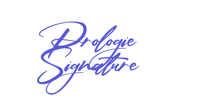 Prologie Signature Font Download