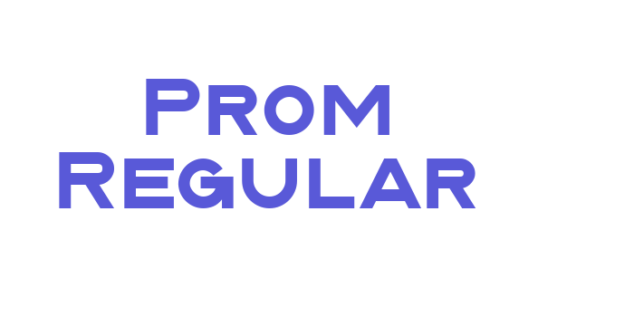 Prom Regular Font Download