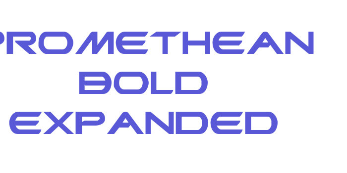 Promethean Bold Expanded Font Download