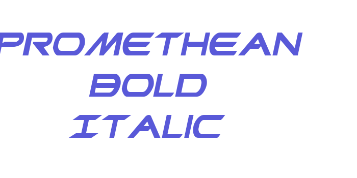 Promethean Bold Italic Font Download