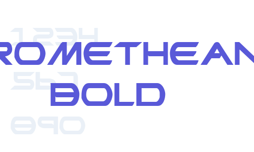 Promethean Bold Font