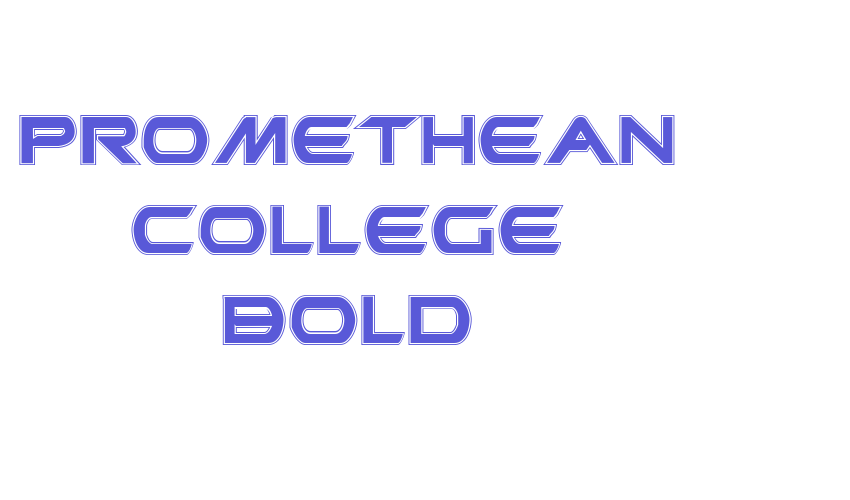 Promethean College Bold Font