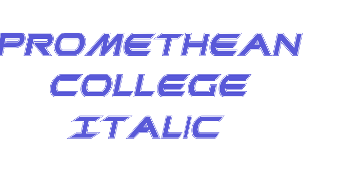 Promethean College Italic Font Download