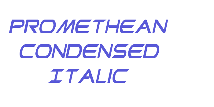 Promethean Condensed Italic Font Download