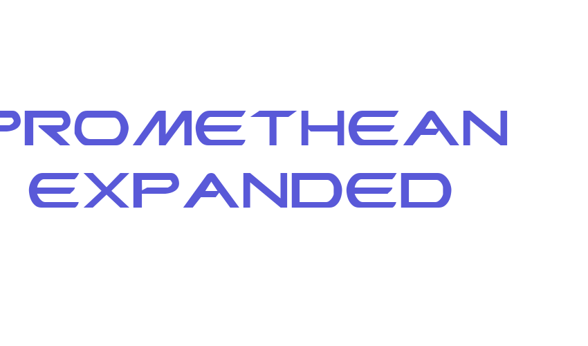 Promethean Expanded Font