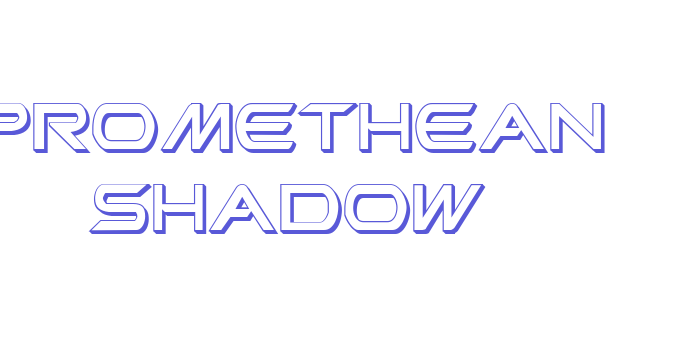 Promethean Shadow Font Download