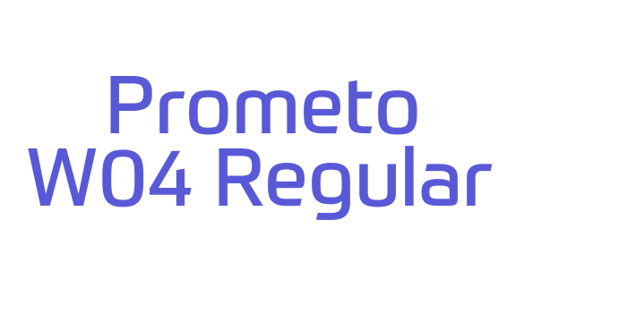 Prometo W04 Regular Font Download