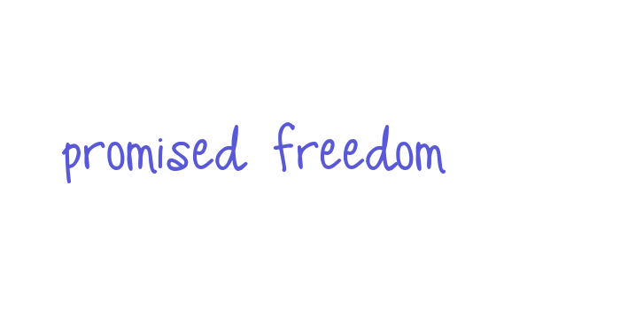 Promised Freedom Font Download