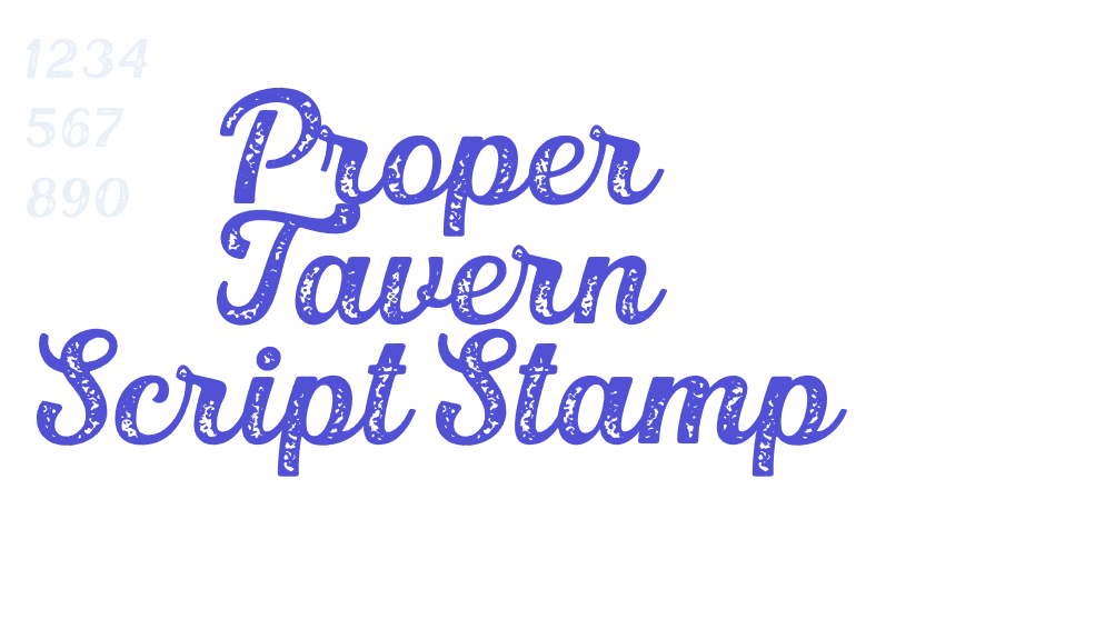 Proper Tavern Script Stamp-font-download