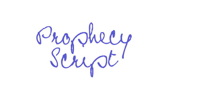 Prophecy Script Font Download