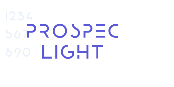 Prospec Light font