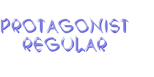 Protagonist Regular font free