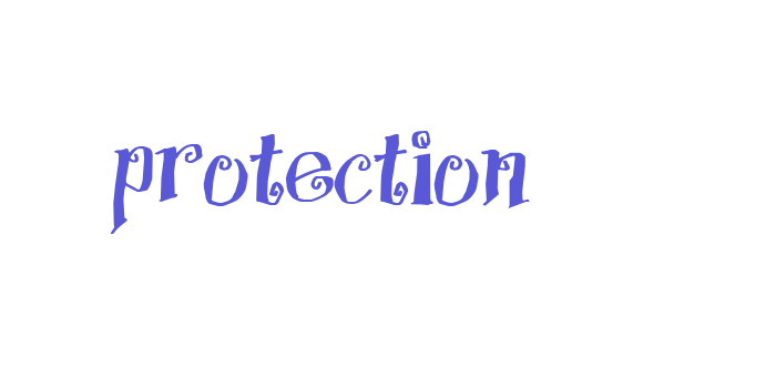 Protection Font