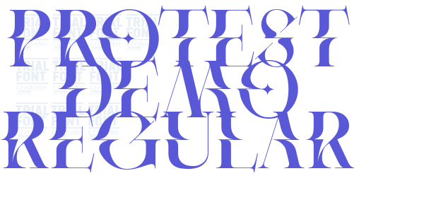 Protest Demo Regular font free