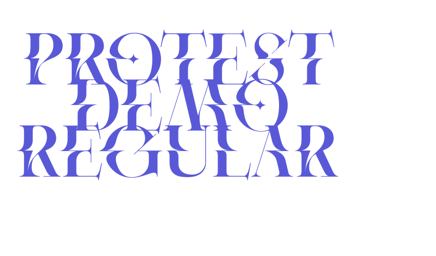 Protest Demo Regular Font Download